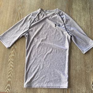 Mens Under Armour heatgear compression shirt - size M - 3/4 sleeves